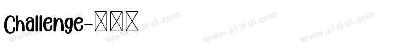 Challenge字体转换