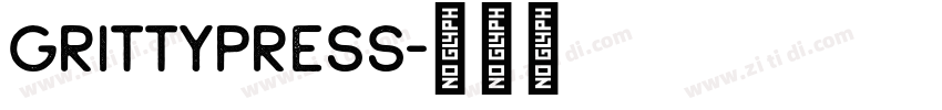 GrittyPress字体转换