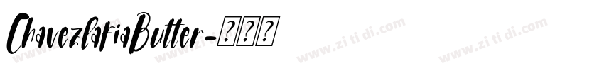 ChavezlafiaButter字体转换