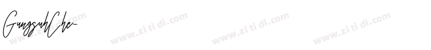 GungsuhChe字体转换
