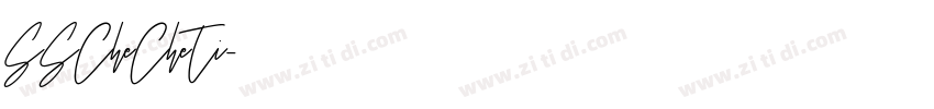 SSCheCheTi字体转换