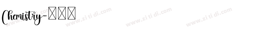 Chemistry字体转换