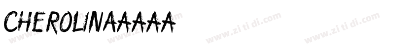 cherolina字体转换