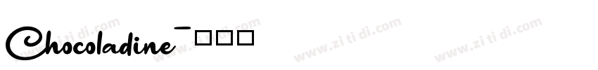 Chocoladine字体转换