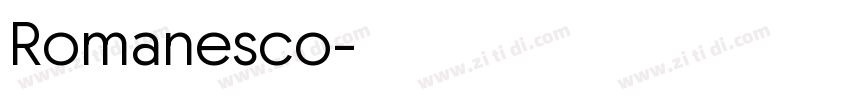 Romanesco字体转换