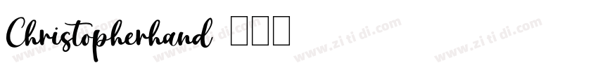 Christopherhand字体转换