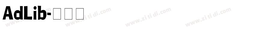AdLib字体转换