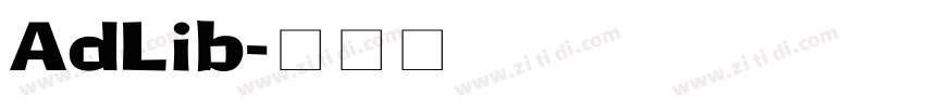AdLib字体转换