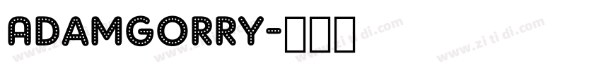 AdamGorry字体转换