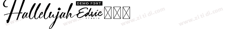 Hallelujah字体转换