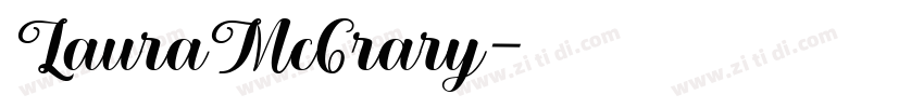 LauraMcCrary字体转换