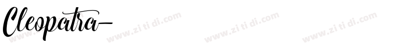 Cleopatra字体转换