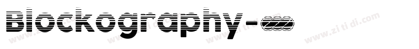 Blockography字体转换