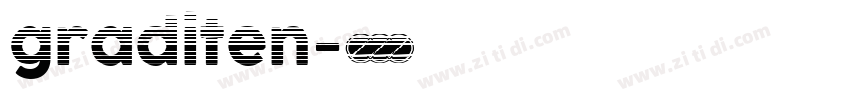 graditen字体转换