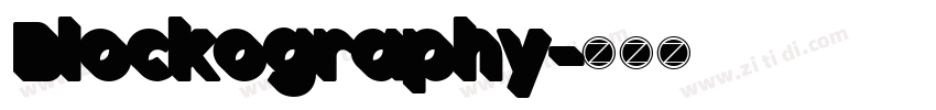 Blockography字体转换
