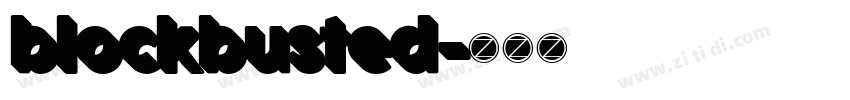 blockbusted字体转换