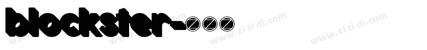 blockster字体转换