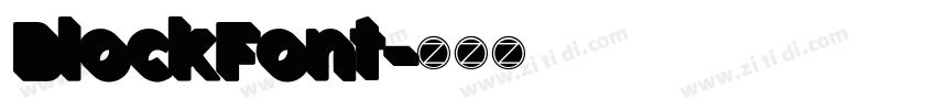 BlockFont字体转换