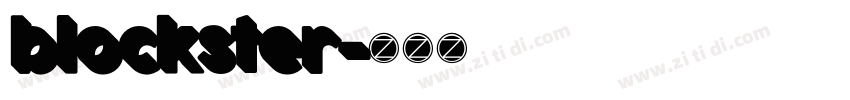 blockster字体转换