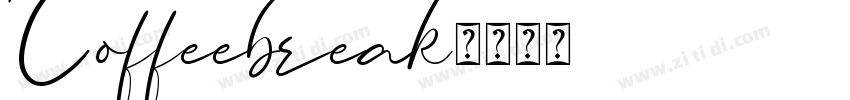 Coffeebreak字体转换