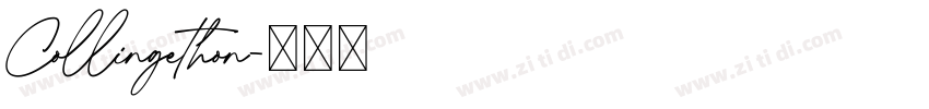 Collingethon字体转换