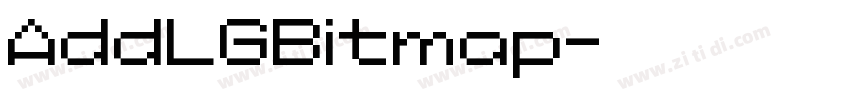AddLGBitmap字体转换