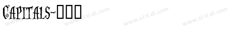 Capitals字体转换