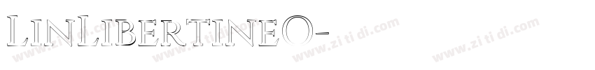 LinLibertineO字体转换