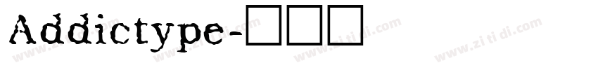 Addictype字体转换