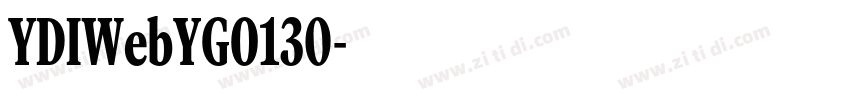 YDIWebYGO130字体转换