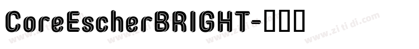 CoreEscherBRIGHT字体转换