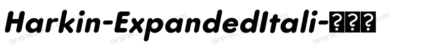 Harkin-ExpandedItali字体转换