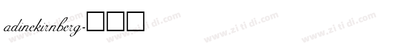 adinekirnberg字体转换
