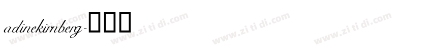 adinekirnberg字体转换