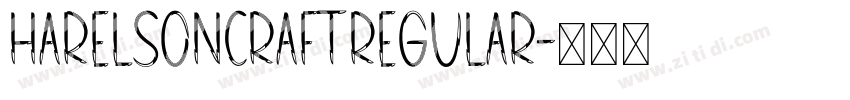 HarelsonCraftRegular字体转换