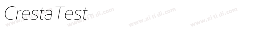CrestaTest字体转换 CrestaTest字体转换