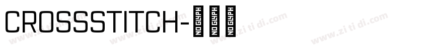CROSSSTITCH字体转换