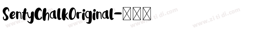 SentyChalkOriginal字体转换