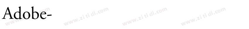 Adobe字体转换