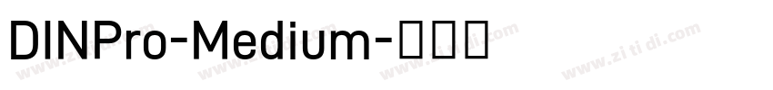 DINPro-Medium字体转换
