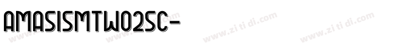 AmasisMTW02SC字体转换