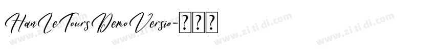 HanLeToursDemoVersio字体转换