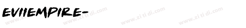 Evi1Empire字体转换
