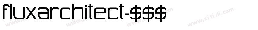 fluxarchitect字体转换