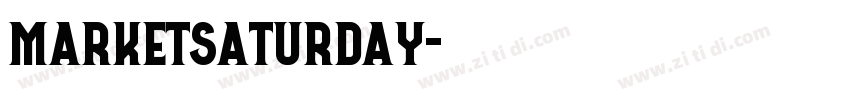 MarketSaturday字体转换