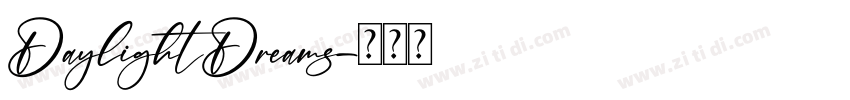 DaylightDreams字体转换