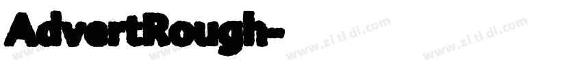 AdvertRough字体转换
