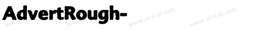AdvertRough字体转换