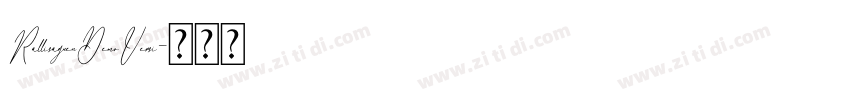 RallisaguenDemoVersi字体转换