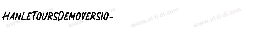 HanLeToursDemoVersio字体转换